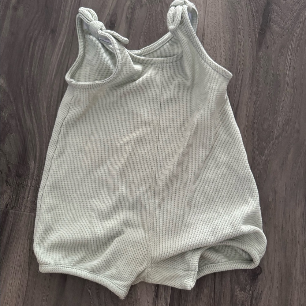 Light Green Sleeveless Romper